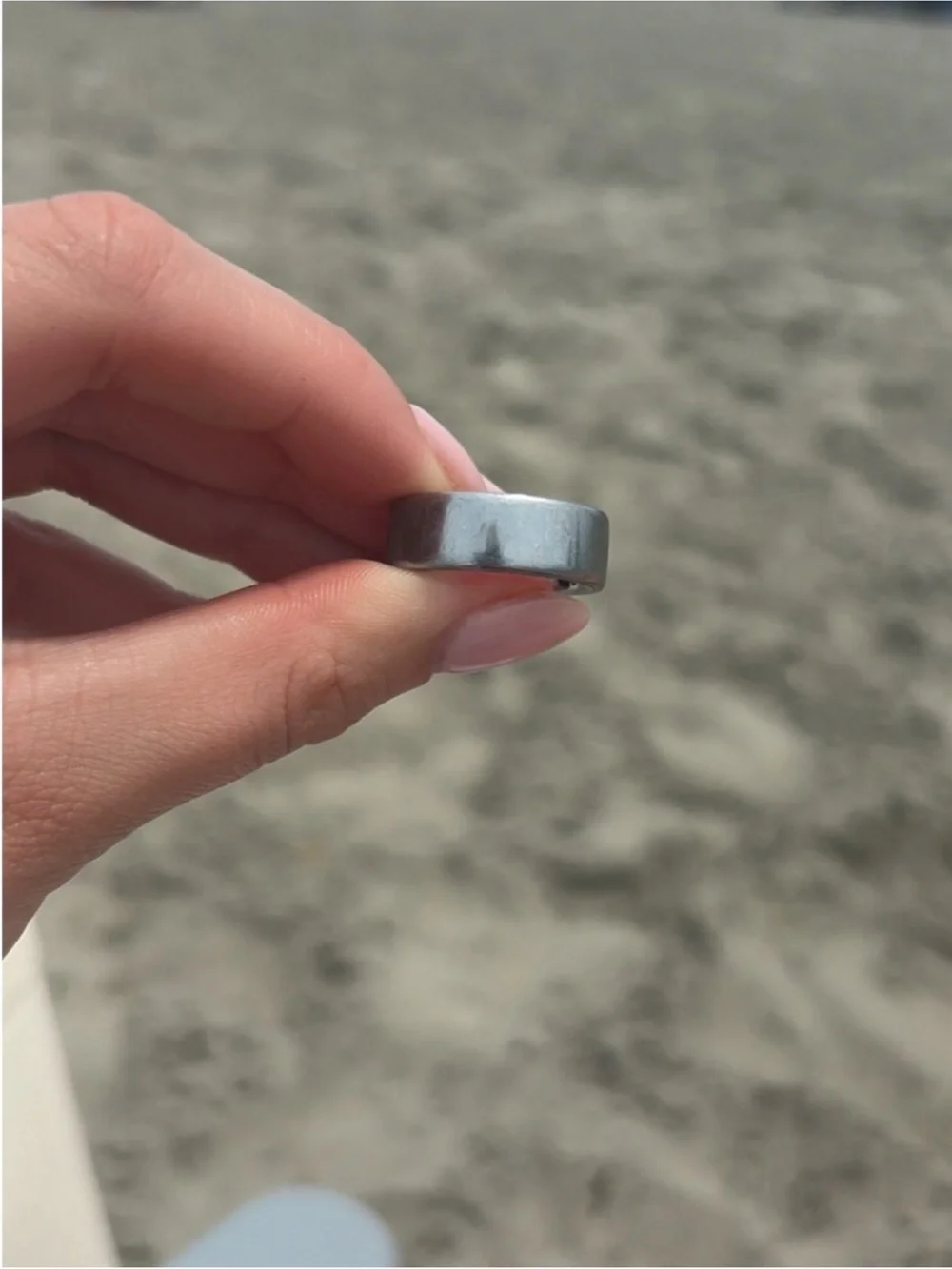 Oura Ring silver size 9